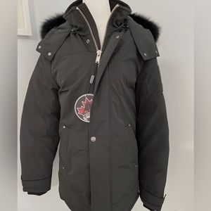Moose Knuckles coanner Parka black FUR
